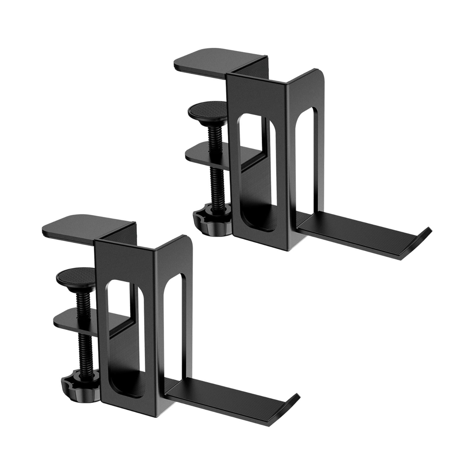 Wzmzjy Desk Side Vertical Laptop Stand Clamp on Desk Side Ergonomic Multifunctional for black