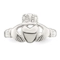 thumbnail image 5 of Sterling Silver Solid Claddagh Ring QR957, 5 of 6