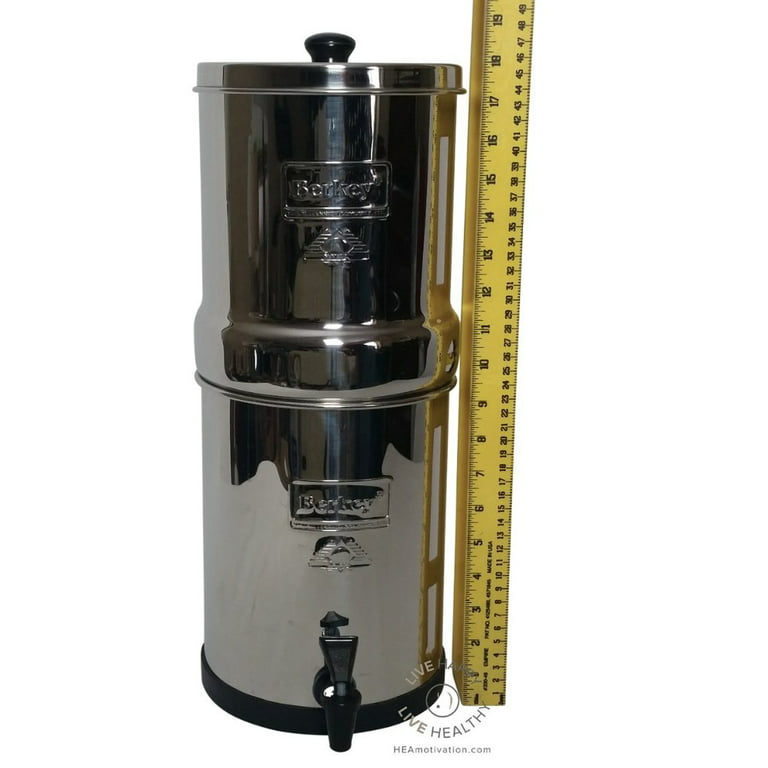 Royal Berkey Water Filtration System with 2 Black Berkey Filters, 3.25 –  Carolina Readiness