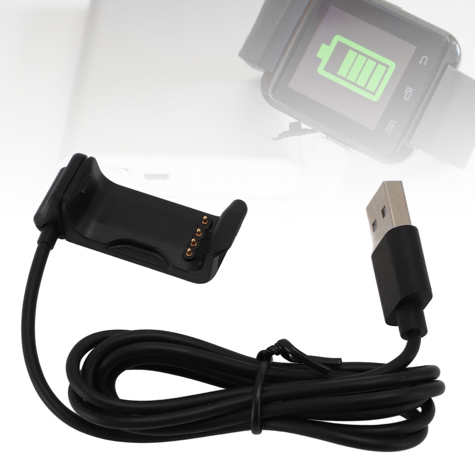 Replacement Charging Cable, Efficient 3.3ft USB Charging Cable  for Smartwatch Accessories