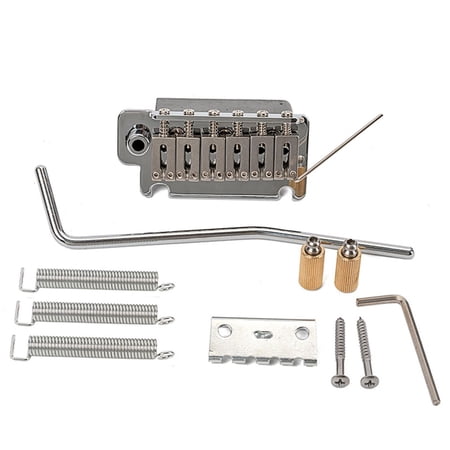 Parts For Stringed Instruments Electric Guitar 6-strings Tremolo Saddle Parts Bridge Stringed Musical ...