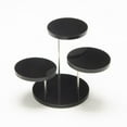 thumbnail image 1 of 3 Tray Fashion Multi-Layer Acrylic Jewelry Ring Display Stand Pendant Show Rack, 1 of 4