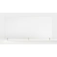 thumbnail image 2 of Ghent's Plastic 24" x 48" Partition Extender with Screws in Frosted White, 2 of 3