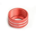 thumbnail image 3 of Dracaena 2 pack G1/4 thread to 3/8" ID, 1/2" OD PVC hose copper adapter, soft tube compression fitting for Computer water cooling system, Red, 3 of 9
