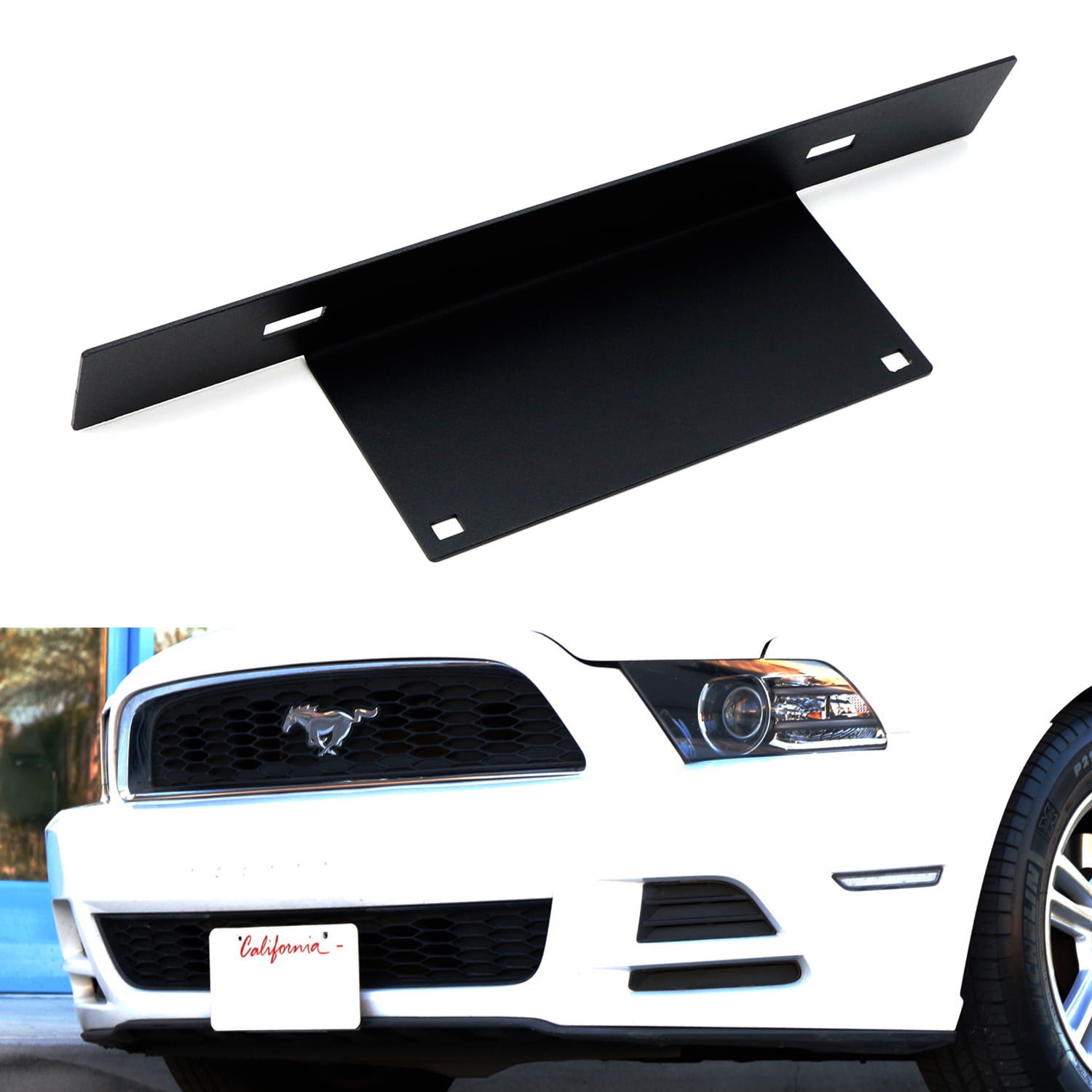 for 2015 2016 2017 Ford Mustang Front License Plate Bracket Coupe/Convertible