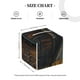 thumbnail image 4 of Balery Rustic Cabin Autumn Forest Porta Pañuelos de Cuero con Estampado – Funda Moderna Cuadrada para Caja de Pañuelos, Dispensador 5x5x5'', 4 of 7
