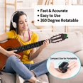 thumbnail image 2 of Afinador de guitarra con clip Sound Harbor para guitarra, bajo y ukelele, 2 of 7