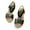 Black, variant on Xunlbb Comfort Sandals, Women's Summer Size Wedge Fish Mouth Roman Sandals