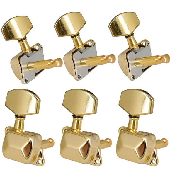 Yuarrent Afinador de 6 piezas, clavija de cuerda profesional, rodillos de cuerdas, piezas de afinación, ajuste de instrumentos, clavijas de guitarra para Artesanía Tipo 3 Yuarrent HA060577-03