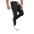 thumbnail image 1 of Pantalones rectos de corte slim a rayas para hombre Pompotops  oipoqjl23663, 1 of 4