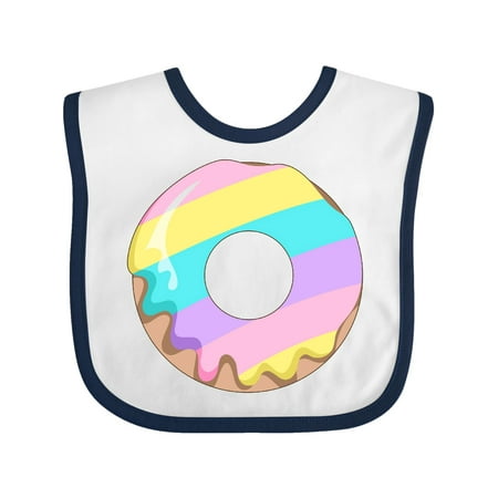 

Inktastic Easter Donut with Pastel Rainbow Frosting Gift Baby Boy or Baby Girl Bib