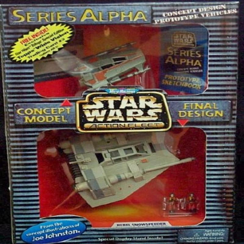 Star Wars Micro Machines DISPLAY STAND Action Fleet Alpha Series Ships 1995 