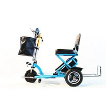 Enhance Mobility T3045-B Triaxe Sport Foldable Scooter, Blue