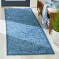 thumbnail image 3 of SAFAVIEH Ikat Collection IKT506N Handmade Dark Blue Rug, 3 of 8