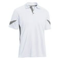 thumbnail image 6 of Expert Brand Men's DriMax™ Athletic Golf Dry Fit Polo, White, Small, 6 of 7