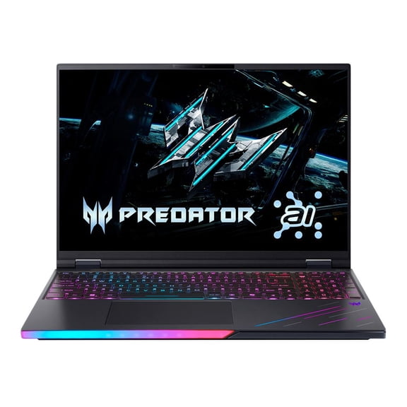 Acer Predator Helios 16 AI Laptop, 16-inch 240Hz OLED Display, Intel Core Ultra 9 275HX, NVIDIA RTX 5090 (24GB), 64GB RAM, 2TB SSD, Wi-Fi 7, Windows 11 Home,