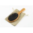 thumbnail image 3 of Peine de cerdas de bambú para el cabello caliente, peine de cerdas, peine de cerdas completas, peine de anillo para el cabello liso, peine para eliminar la caspa, 3 of 5