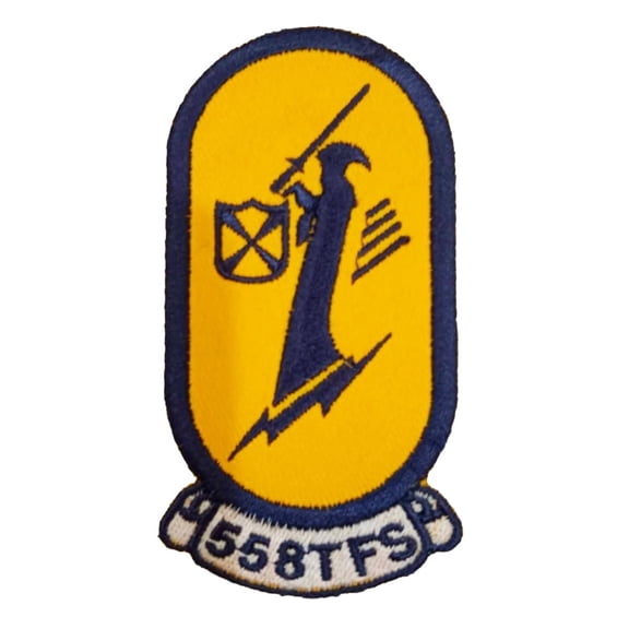 558th TFS Phantom Knights Patch, 4 in, Hook and Loop