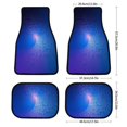 thumbnail image 2 of Geometric Textures Universal Car Foot Mat Set of 4, Floor Mats for Cars Anime Car Floor Mats 4 Pieces Set Floor Liner Car Accessories Automotive Decoration, 2 of 8