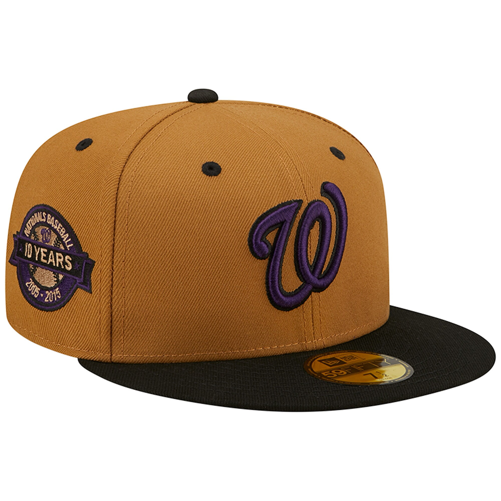 Men's New Era Tan/Black Washington 