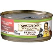 Newman's Own Organics Premium Cat Food Chicken & Salmon
