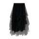 thumbnail image 1 of Women Tulle Skirt Elastic Waist Mesh Long Paragraph Skirt Dress, 1 of 2
