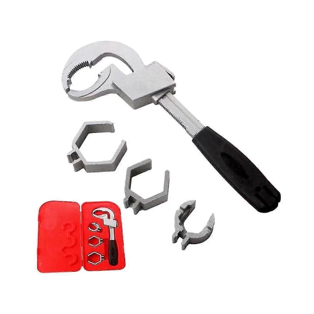Adjable Double-ended Wrench, Functal Bath Wrench Pipe Rep Home Access Banmo