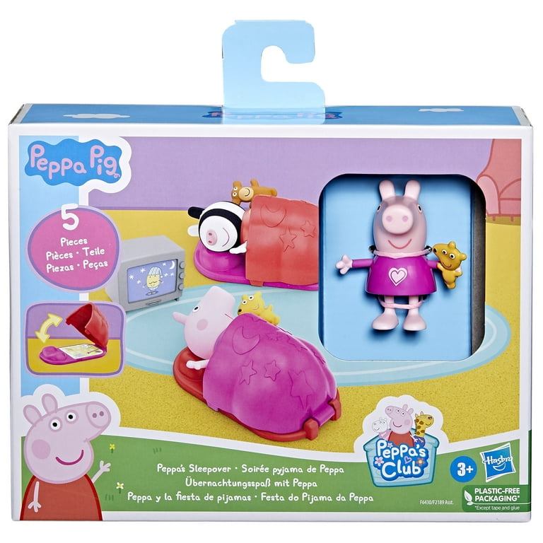 Peppa Pig Peppa's Adventures Peppa's Family Bedtime Figure 4-Pack in  Pajamas, Ages 3 and Up - Peppa Pig