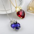 thumbnail image 1 of Collares para mujer, colgante de corazón de amor infinito con cristales de piedra natal, regalos de joyería para esposa, cumpleaños o vacaciones de Navidad, 1 of 5