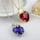 thumbnail image 1 of Collar con colgante de corazón pequeño chapado en oro, gargantilla, collar con cadena de corazón pequeño para mujer, delicado, 1 of 5