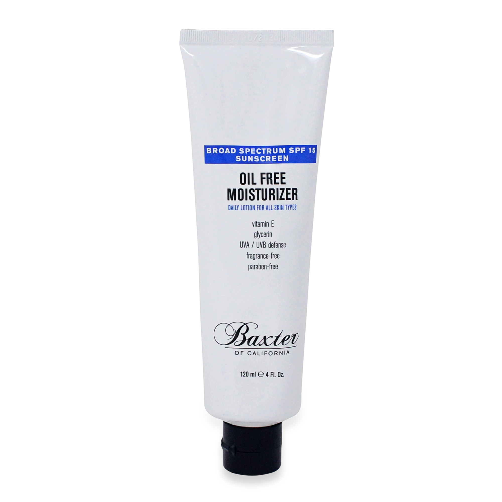 baxter of california oil free moisturizer spf 15