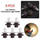 thumbnail image 3 of 5pcs T5 LED 12V Interior del coche Instrumento Bombillas Tablero Lámparas (Marrón) Ndcxsfigh Accesorios para autos y motos, 3 of 6
