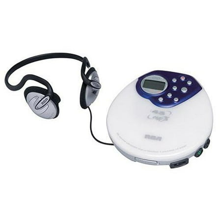 RCA RP2420 Personal CD Player with Included X-Phone Stereo Headphones