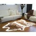 thumbnail image 2 of H-Luxe Faux Fur Cowhide Rug, 2 of 3