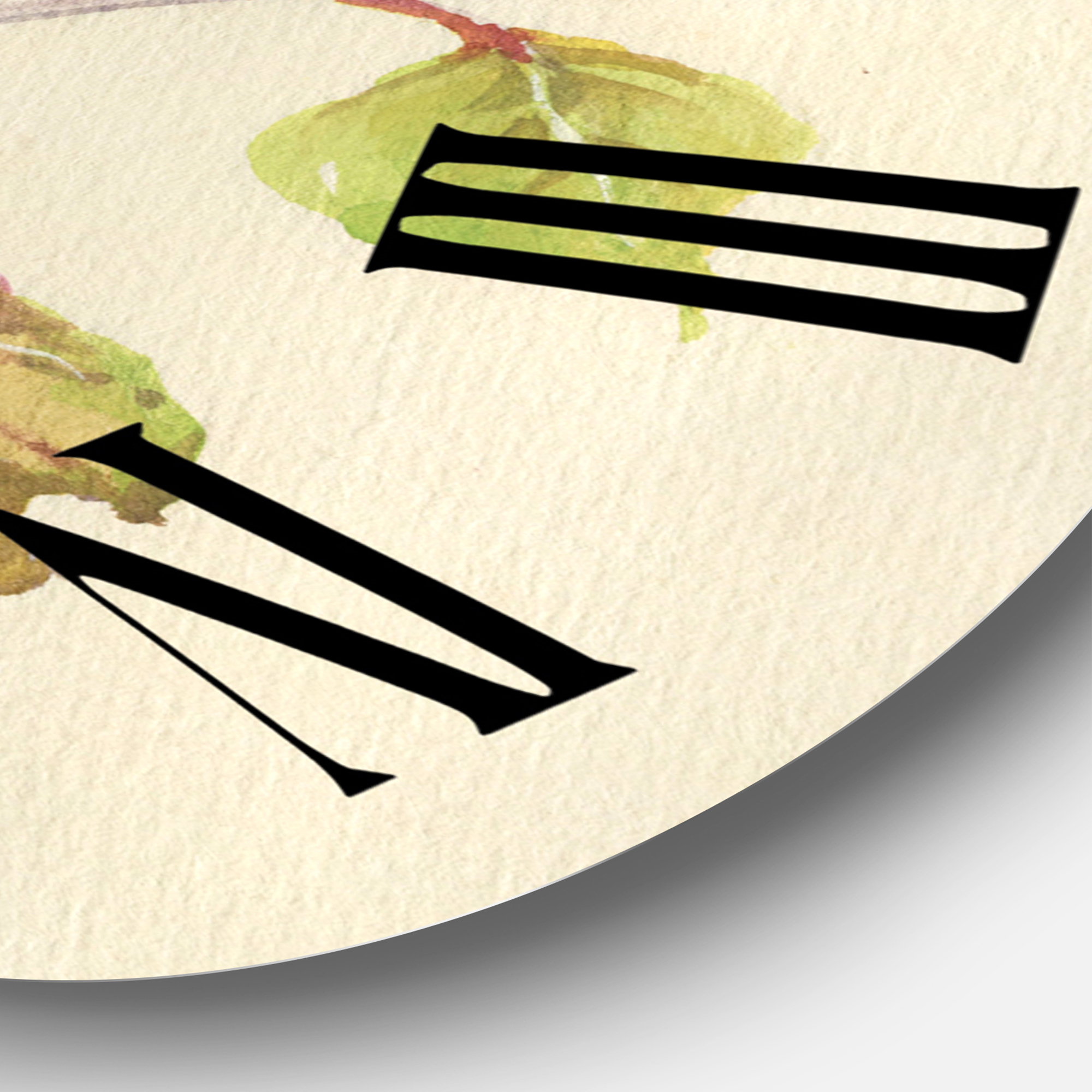 Designart 1 in Traditional Wall Clock