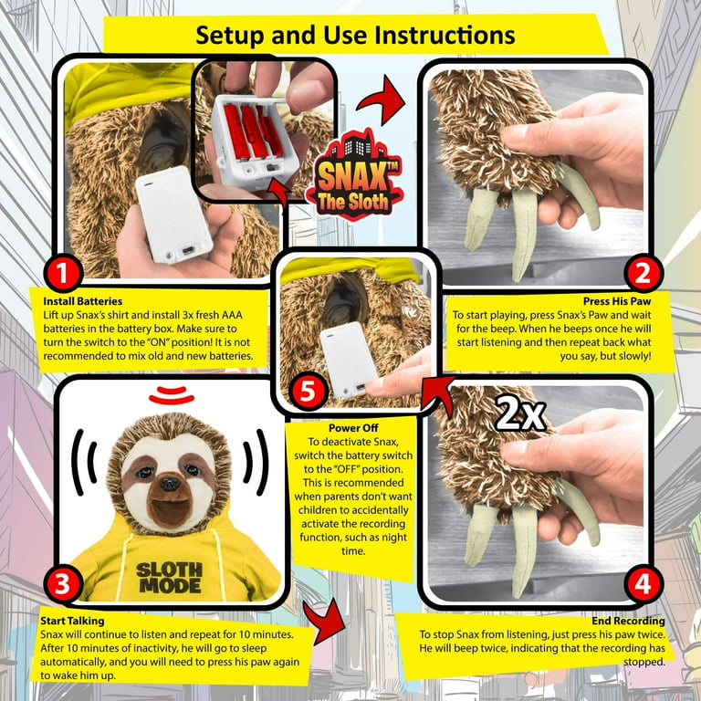 Intersell Ventures -Snax The Sloth - The Mimicking Slow