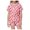 1-Pink, variant on LIIPEE Girls Halloween Graphic Pajamas Short Sleeve Button Down Shirts And Shorts Pajama Sets Kids Holiday Sleepwear 1-14 Years