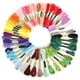thumbnail image 1 of Bewildely Juego de hilos de bordado de algodón Multicolor, artesanía DIY, ovillos de costura suaves que no destiñen, muñequera para manualidades, 7,5 Artesanía No.08 Bewildely HA009216-08, 1 of 6