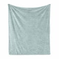 thumbnail image 1 of Fish Scale Soft Flannel Fleece Throw Blanket, Hand Drawn Doodle Style Waving Lines Pastel Shaded Abstract Pattern, Cozy Plush for Indoor and Outdoor Use, 50" x 70", Pale Blue Grey White, by Ambesonne, 1 of 6