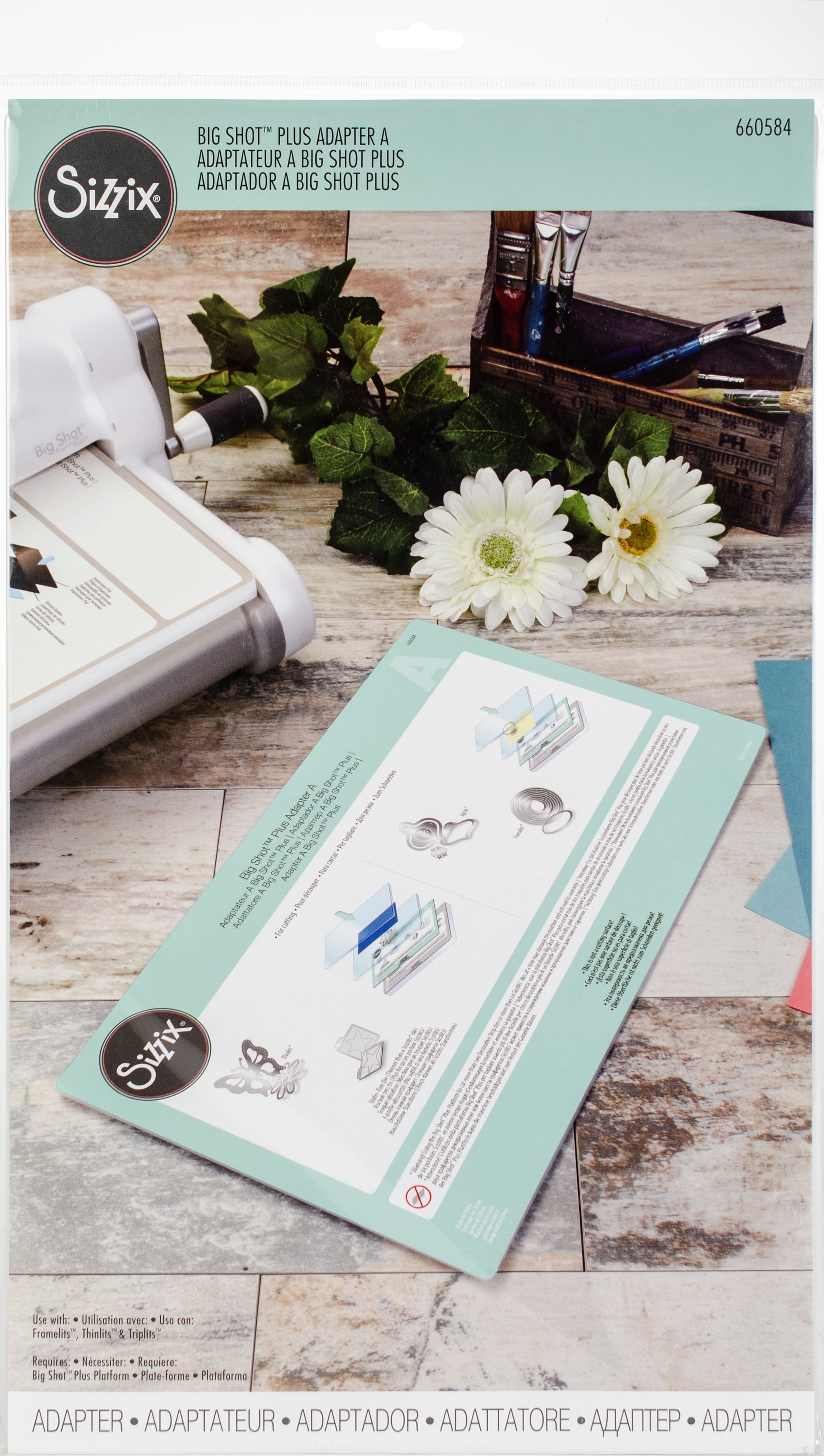 Sizzix Big Shot Foldaway 本体 保証書説明書無し Sizzix Big Shot Foldaway, Compact Die Cutter Machine with Manual