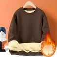 thumbnail image 2 of HaHaHappy Thermal Shirts for Men Sherpa Fleece Lined Pullover Sweatshirt Crewneck Long Sleeve Tshirt Winter Warm Sweatshirt Thick Tops Coffee S, 2 of 6