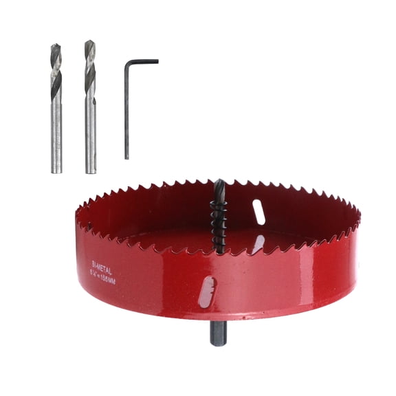 LC LICTOP M42 Bi-Metal Hole Saw with Center Drill 155mm/6.1" HSS Hole Opener Hole Saw Cutter Tool