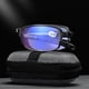 thumbnail image 2 of Gafas de lectura portátiles plegables TR para hombres y mujeres, gafas de lectura antiguas con película azul, 2 of 5