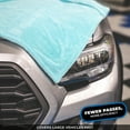 thumbnail image 4 of The Rag Company - The Liquid8r - Car Drying Towel - 1100gsm, 20in x 24in, Aqua Blue/Grey, 4 of 13
