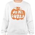 thumbnail image 2 of Pumpkin Oh My Gourd Sweatshirt Unisex X-Large White, 2 of 5