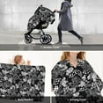 thumbnail image 6 of Car Seat Cover Baby, Toucans Black white polka dots Baby Car Seat Cover for Baby Boys Girls Newborn , Infant Car Seat Canopy Cover Nursing Breastfeeding Cover Warm Blanket, 6 of 7