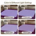 thumbnail image 7 of ODIKA Inspired Solid Bordered Minimalist Frame Borderless Abstract Purple Flowing Non-Slip Chair-Friendly Floor for Dining Room, Under Table, Office, 7 of 7