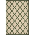 thumbnail image 2 of SAFAVIEH Beach House Loraine Trellis Indoor/Outdoor Area Rug Cream/Green, 5'3" x 7'6", 2 of 7