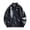 b49-black faux leather jacket, variant on BiZtdJrK Mens Faux Leather Jacket Stand Collar Classic Full Zip Waterproof Motorcycle Jackets with Pockets Trendy Biker Trucker Outwear Black,L
