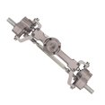 thumbnail image 2 of Aluminum Alloy Front and Rear Axles Upgrade Parts RC 4 Wheel Axles for MN 90 and 99S Series Titanium Color, 2 of 4